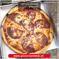 Tomaten, kaas, salami en oregano